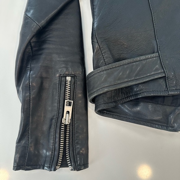 Allsaints Balfern Leather Jacket - Picture 9 of 16